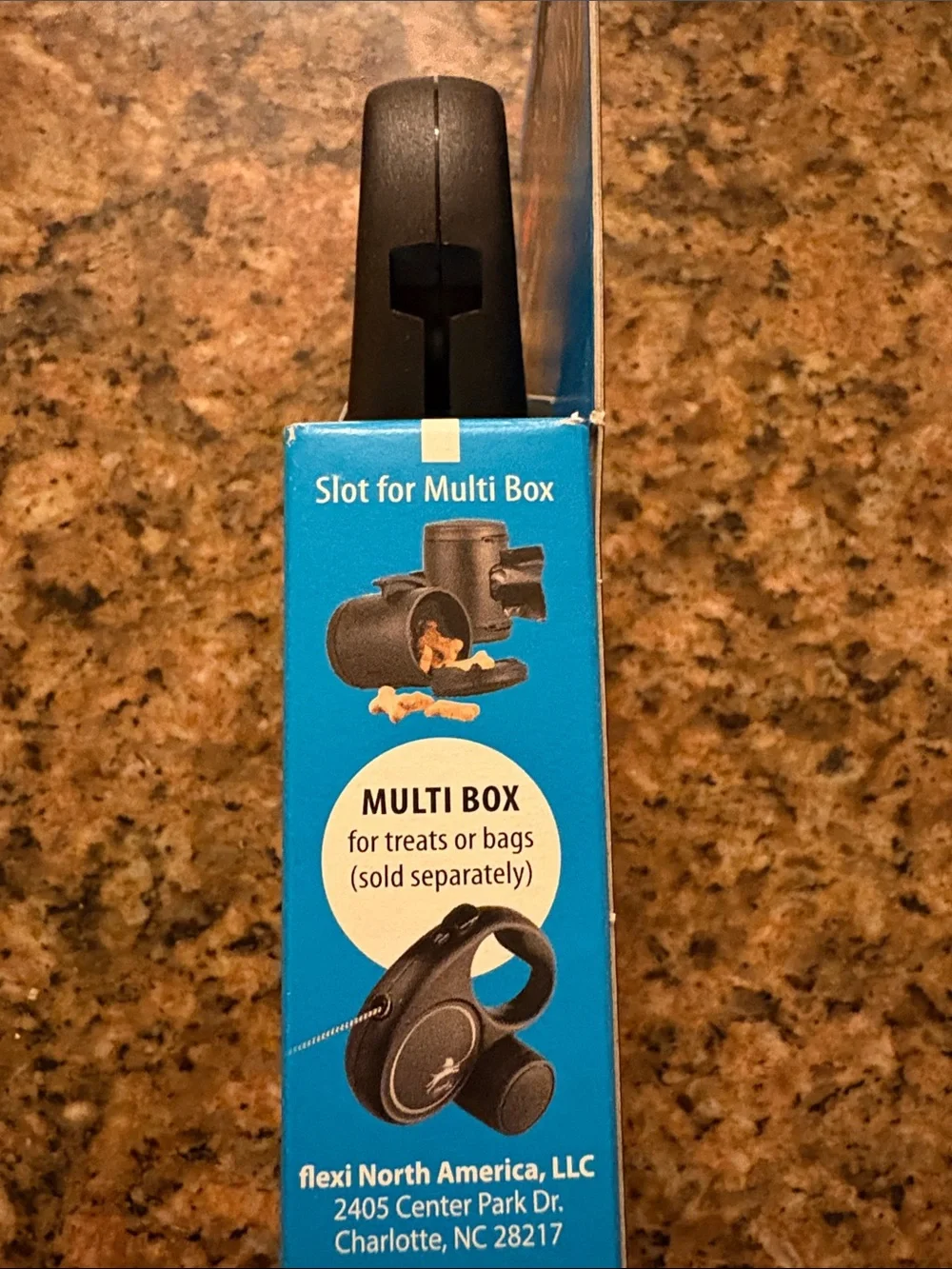Flexi Blue and Black Retractable Dog Leash - Small